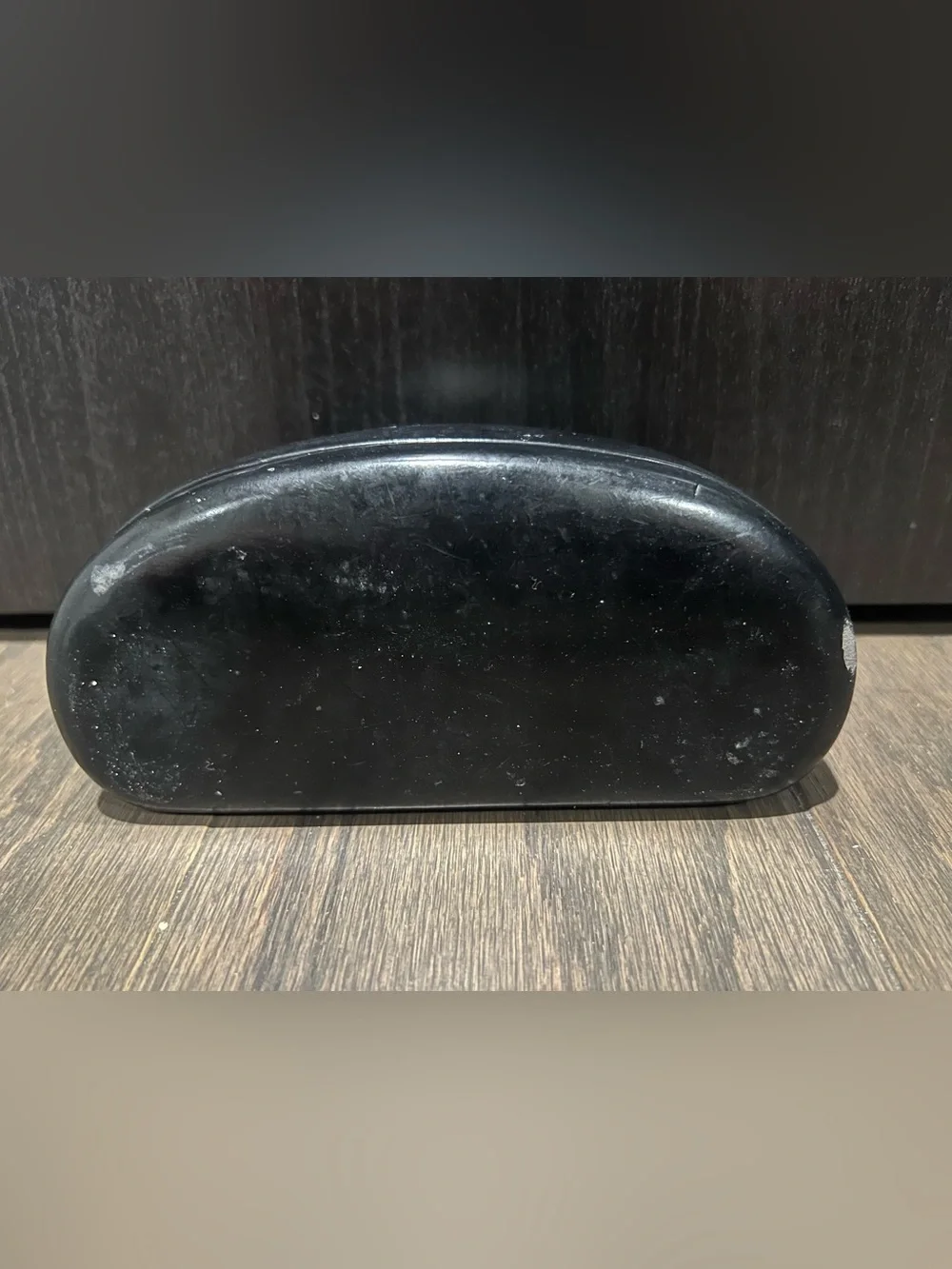 Authentic Gucci Black Hard Shell Clamshell Sunglasses Eyeglasses Case